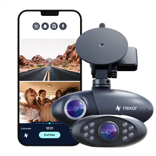 Nexar Pro GPS Dual Dash Cam
